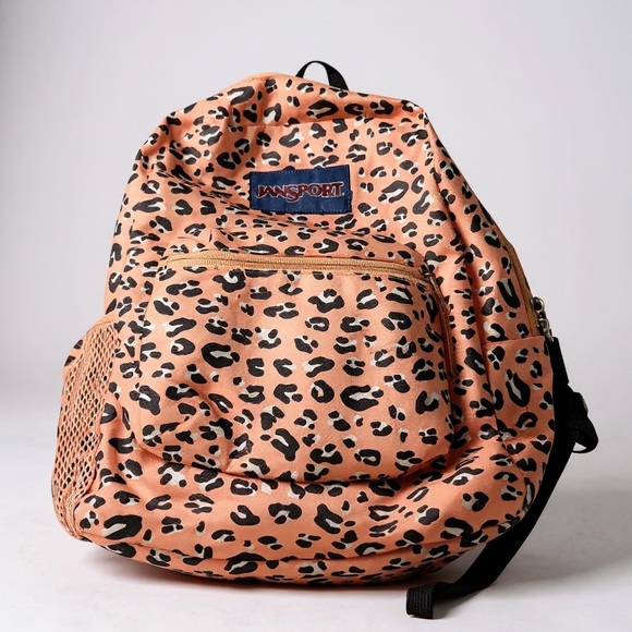 Jansport Wild Pink and Black Backpack - Picture 1 of 6